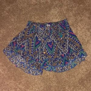 Boutique Original Tribal Print Shorts